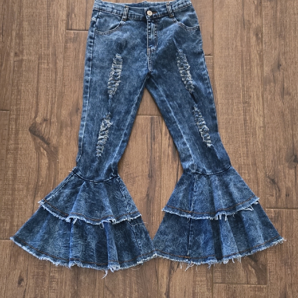 Blue Flared Women Jeans
